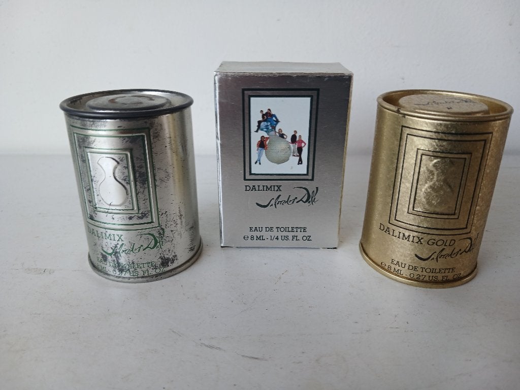 Salvador Dali : Dalimix en Dalimix GOLD miniaturen elk 8 ml., Verzenden, Nieuw, Miniatuur, Gevuld