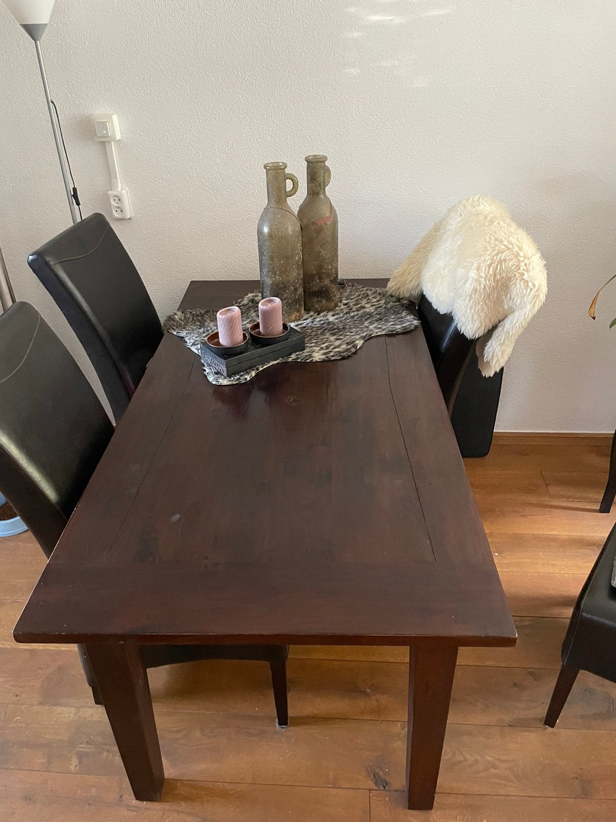 Eettafel, Ophalen, 50 tot 100 cm, Zo goed als nieuw, 150 tot 200 cm