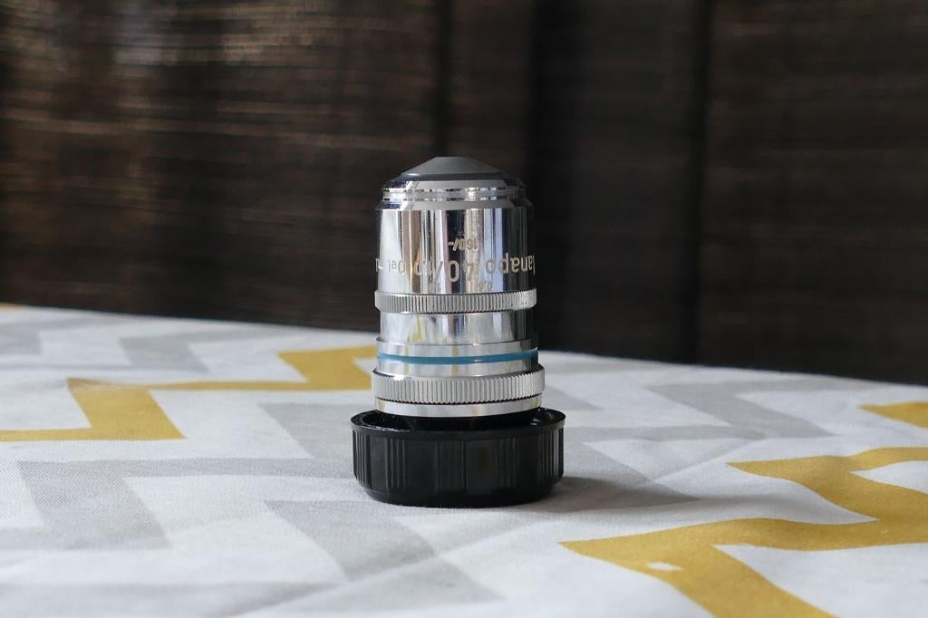 Zeiss Planapo 40/1,0 objectief - top conditie - buitenkans, Audio, Tv en Foto, Optische apparatuur | Microscopen, Ophalen of Verzenden