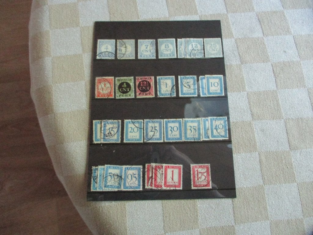 port postzegels kavel divers en fraai, Postzegels en Munten, Postzegels | Nederland, Ophalen of Verzenden, T/m 1940, Gestempeld