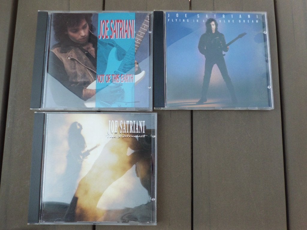 3 x cd  Joe Satriani, Ophalen of Verzenden, Gebruikt