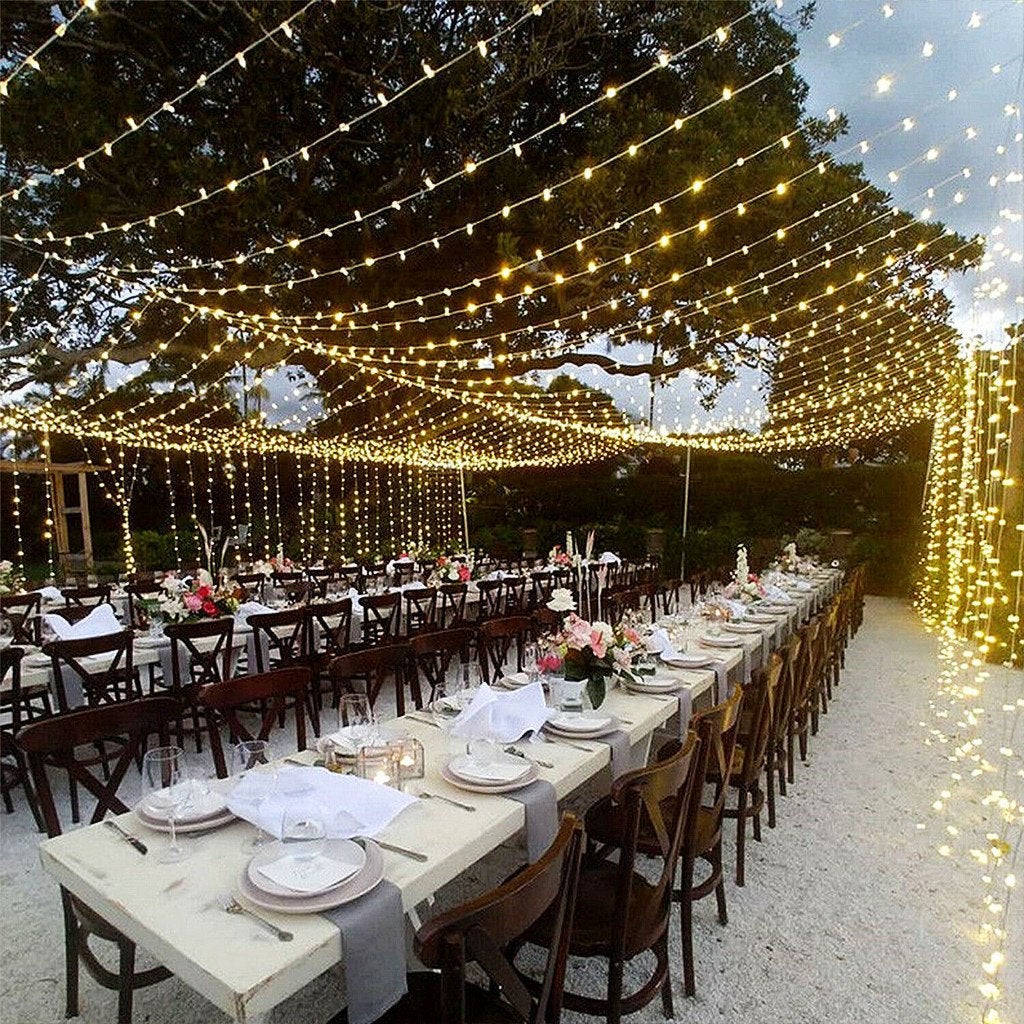 80M 800 LED Kerstverlichting Warm Wit Buiten Binnen 8 Modi, Diversen, Ophalen of Verzenden, Nieuw