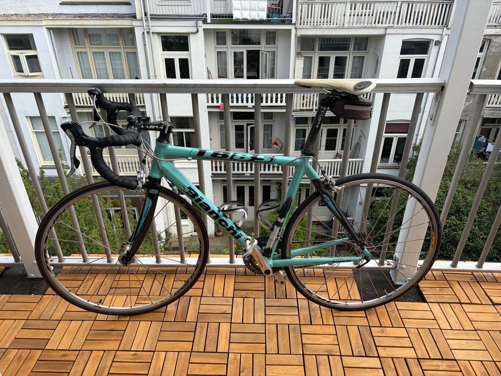 Bianchi racefiets - Celeste groen, Fietsen en Brommers, Overige merken, 28 inch, Gebruikt, Aluminium