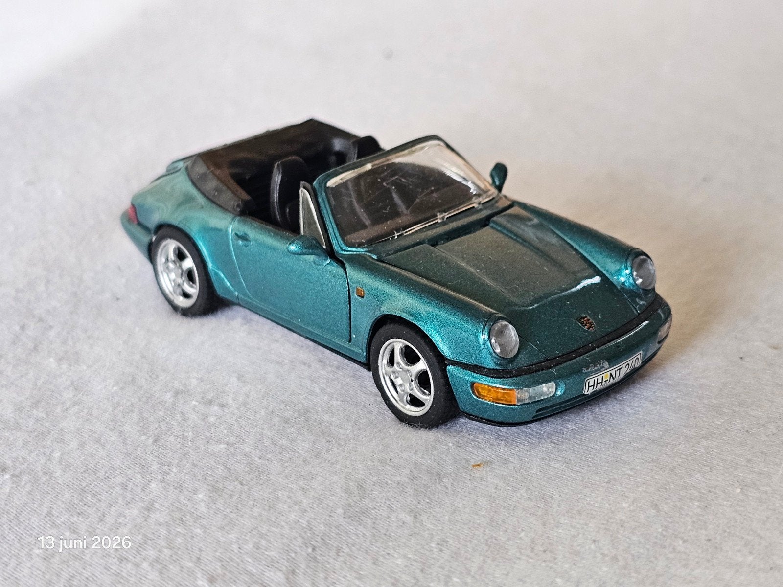 NZG Porsche 911 (964) Cabriolet - Fraai verzamelmodel, Hobby en Vrije tijd, Modelauto's | 1:43, Ophalen of Verzenden