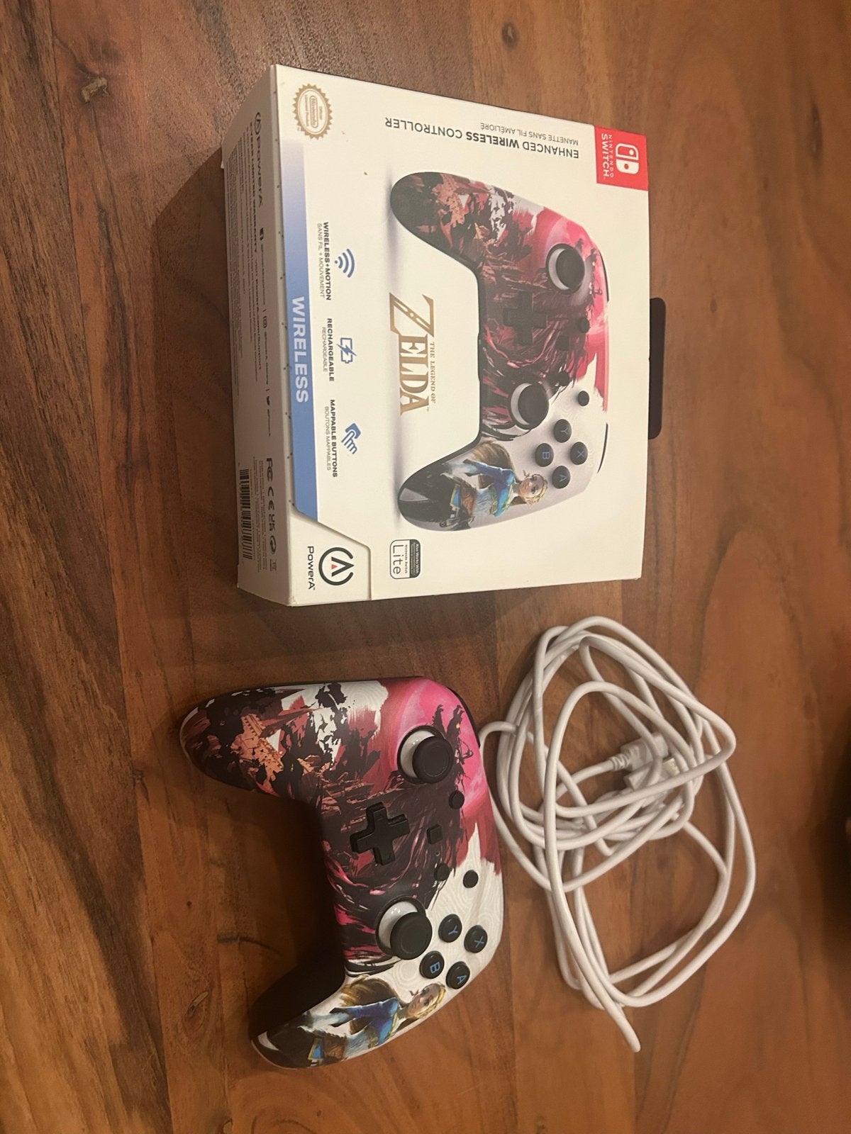 Nintendo Switch Zelda Controller - Draadloos, Ophalen, Overige controllers, Zo goed als nieuw, Draadloos