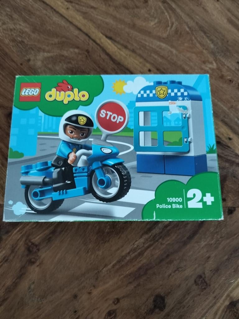 Politiemotor lego duplo 10900, Ophalen of Verzenden, Zo goed als nieuw