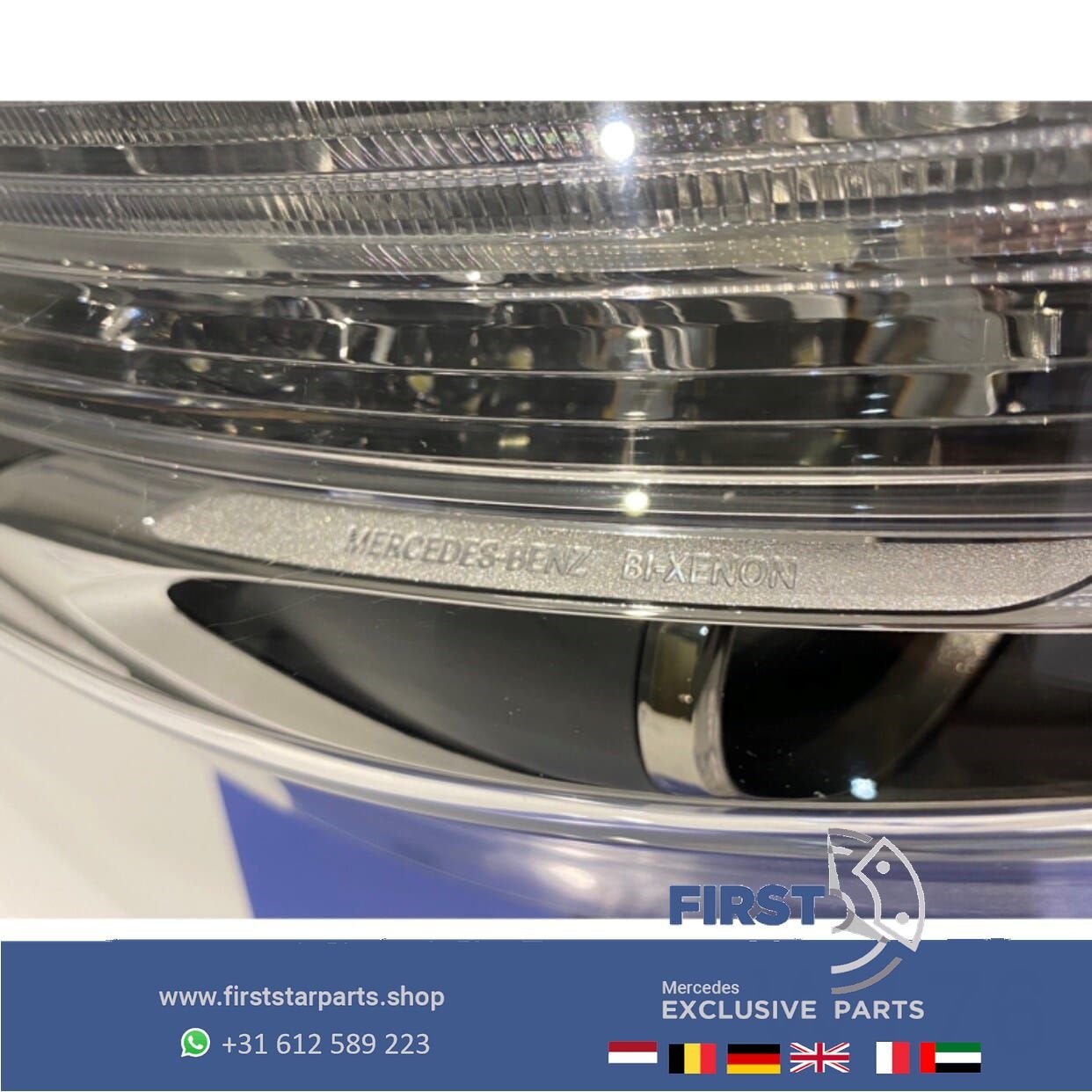 W176 LED BI XENON KOPLAMP RECHTS Mercedes A KLASSE 2013-2016, Auto-onderdelen, Gebruikt, -, Ophalen of Verzenden, -