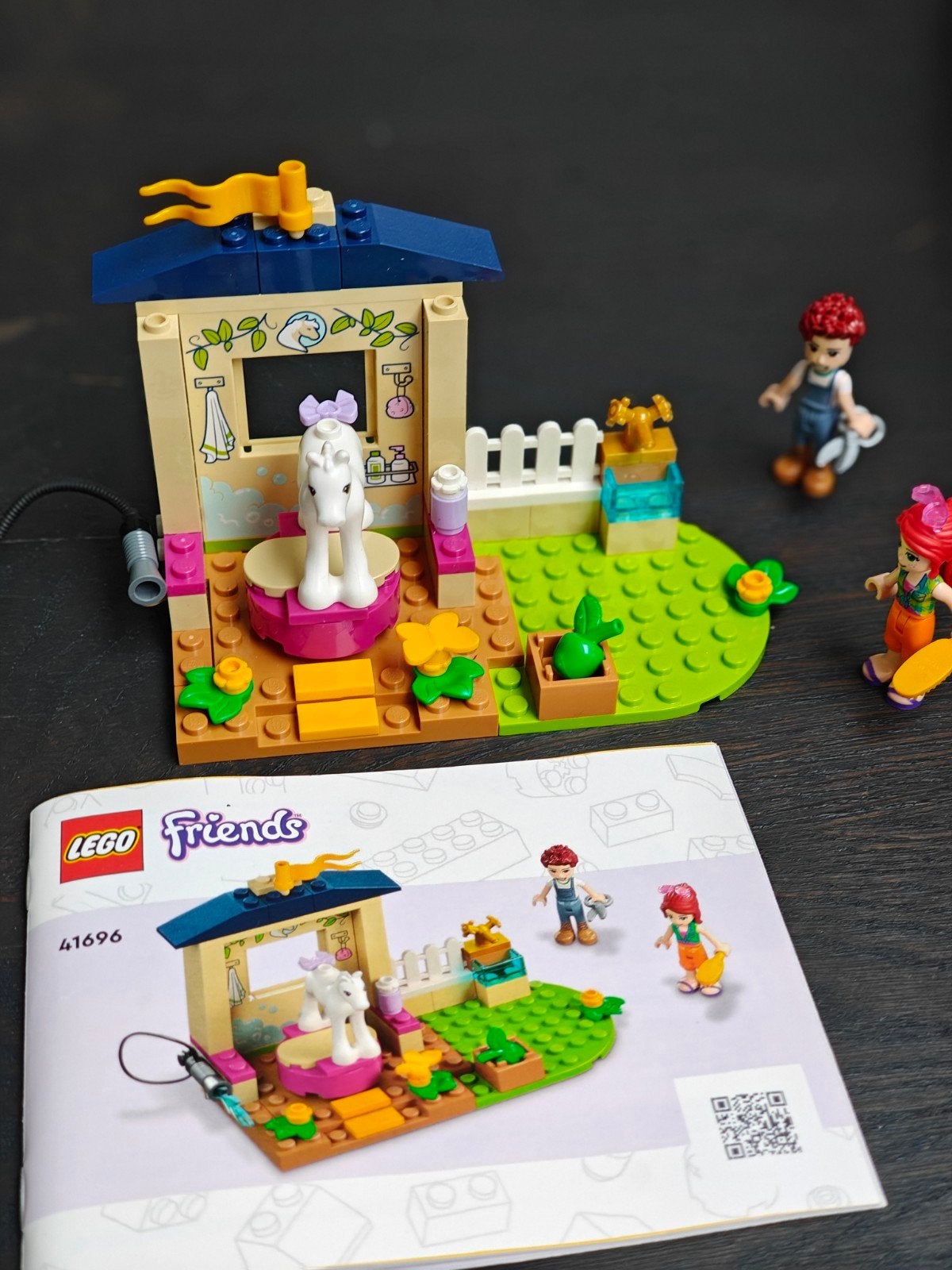 LEGO Friends 41696 Pony Wasplaats met instructieboekje, Ophalen of Verzenden, Zo goed als nieuw, Overige merken