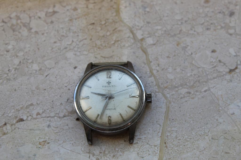 *****Pronto Heren horloge*****, Verzenden, Gebruikt, Staal, Overige merken