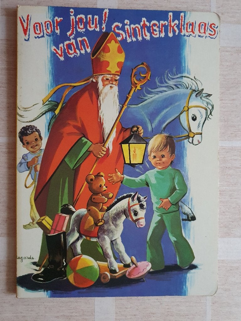 Vintage Sinterklaas liedjes - prentenboek, Ophalen of Verzenden, Gebruikt