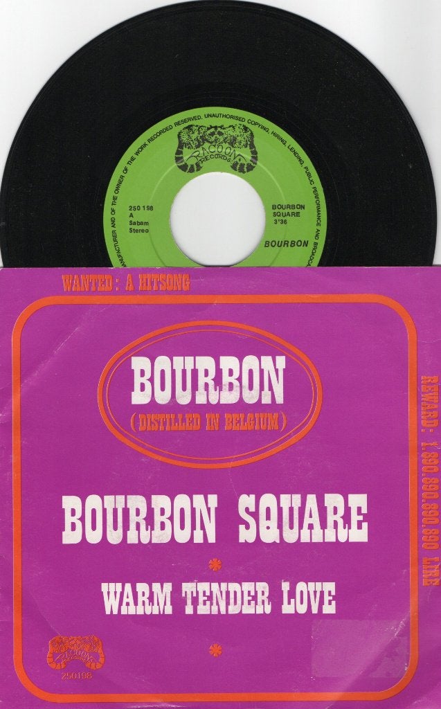 Bourbon ‎– Bourbon Square, Ophalen of Verzenden, Zo goed als nieuw, 7 inch, Pop