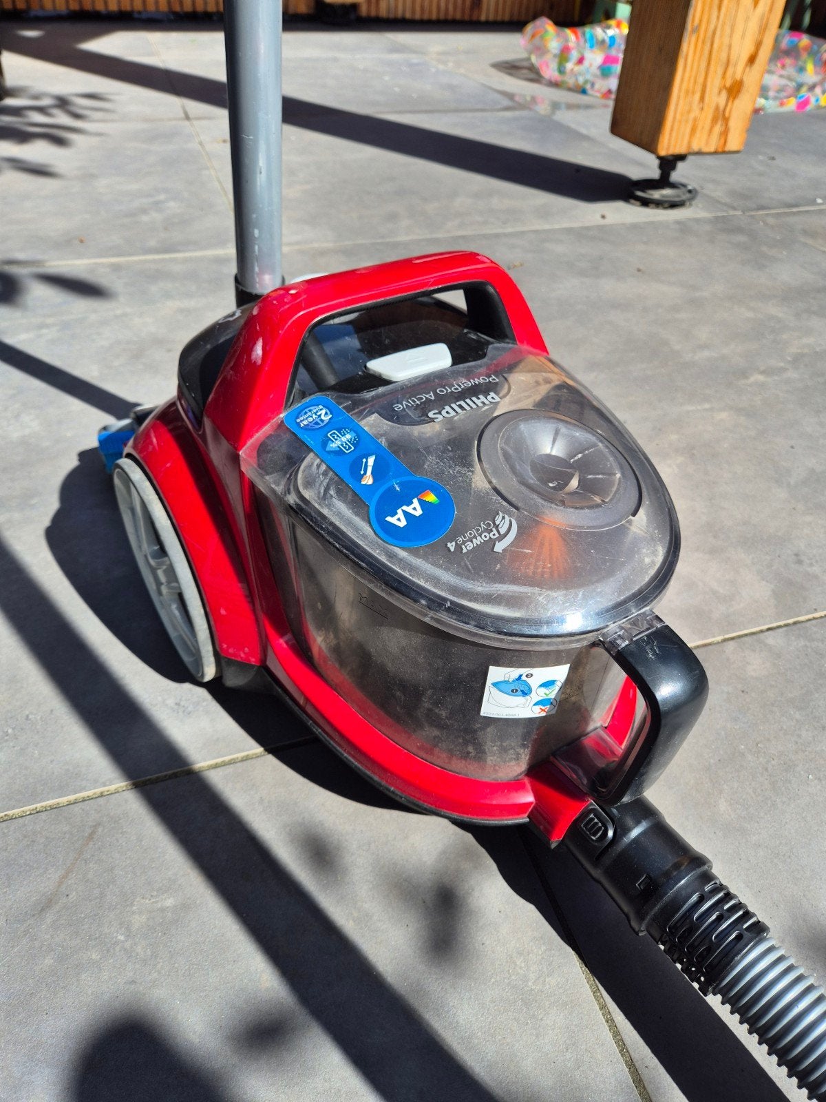Philips PowerPro Active Cycloon 4 Stofzuiger zonder zak!, Witgoed en Apparatuur, Ophalen