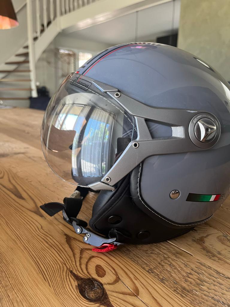 BEONN Design scooterhelm - Grijs, maat XL, Fietsen en Brommers, Ophalen of Verzenden, Zo goed als nieuw, Extra large of groter