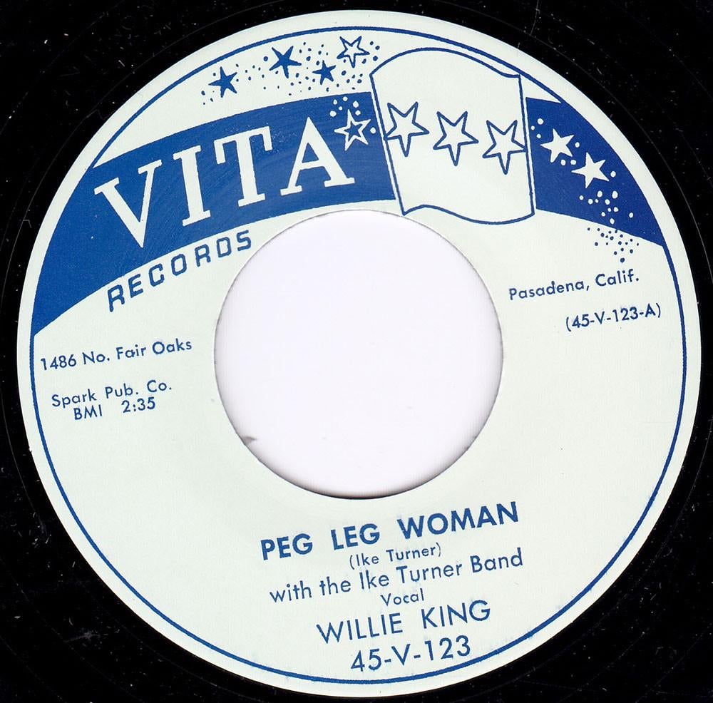 Willie King - Peg Leg Woman 7", 7 inch, Single, Ophalen of Verzenden, Pop