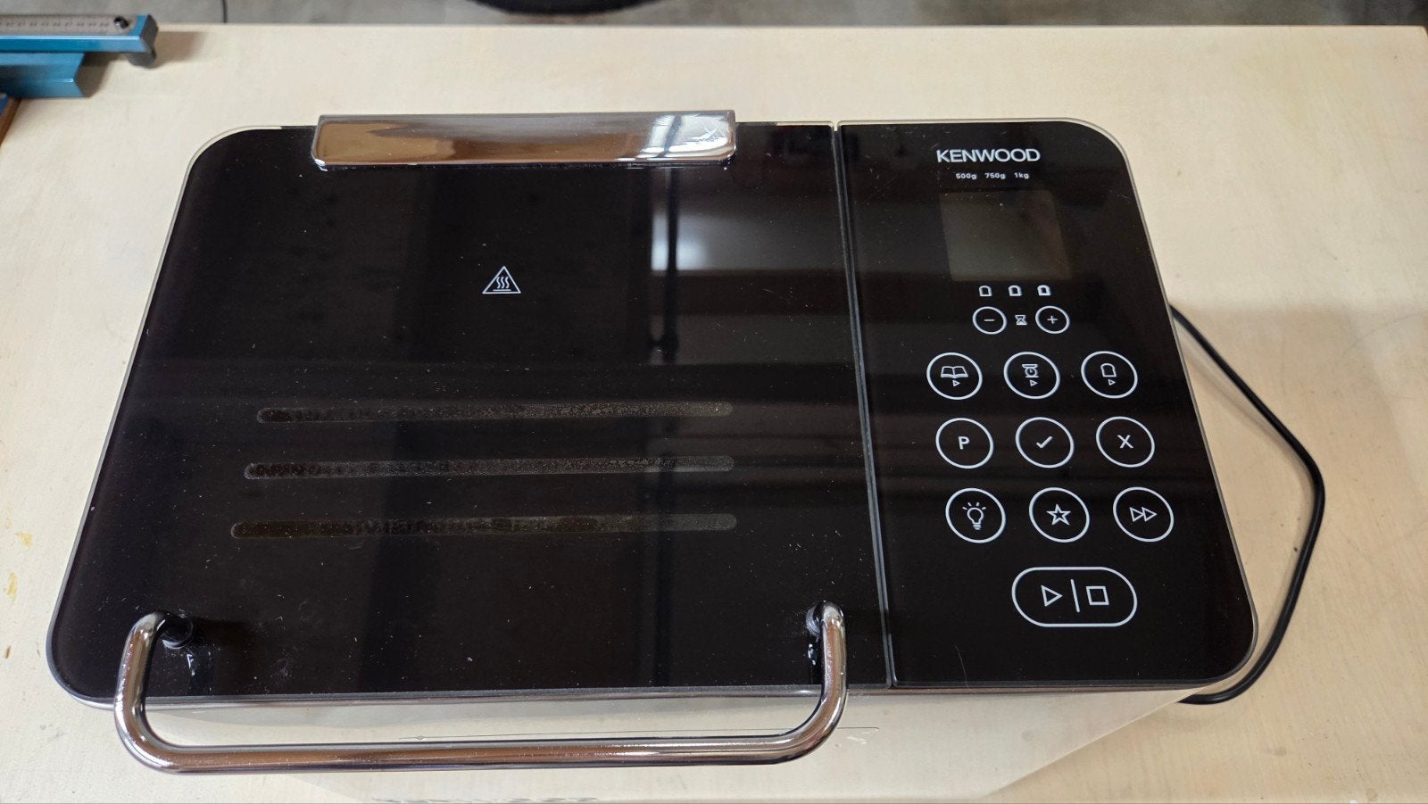 Kenwood Broodbakmachine BM450, Ophalen of Verzenden, Zo goed als nieuw, Met timer, Kijkvenster