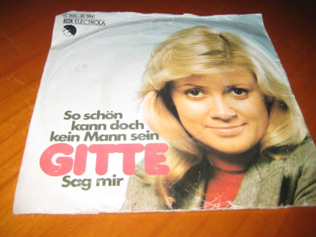 Gitte: So schön kann doch kein Mann sein, Ophalen of Verzenden, Zo goed als nieuw, Pop, Single