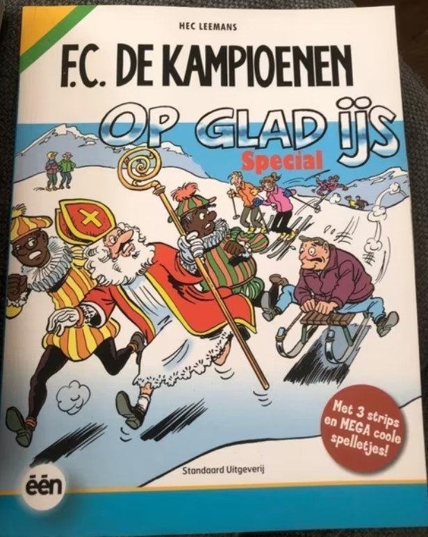 op glad ijs special fc de kampioenen k4, Eén stripboek, Ophalen of Verzenden, Zo goed als nieuw