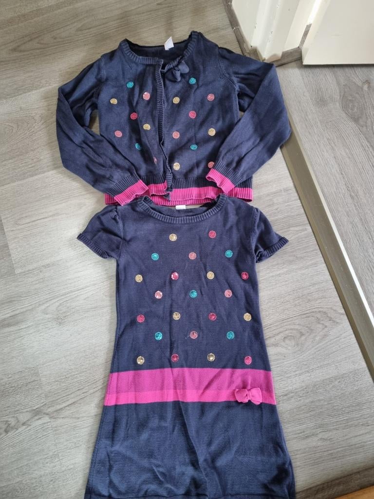 Jurkje met bijpassend vestje - Frendz maat 122, Gebruikt, Meisje, Frendz, Ophalen of Verzenden