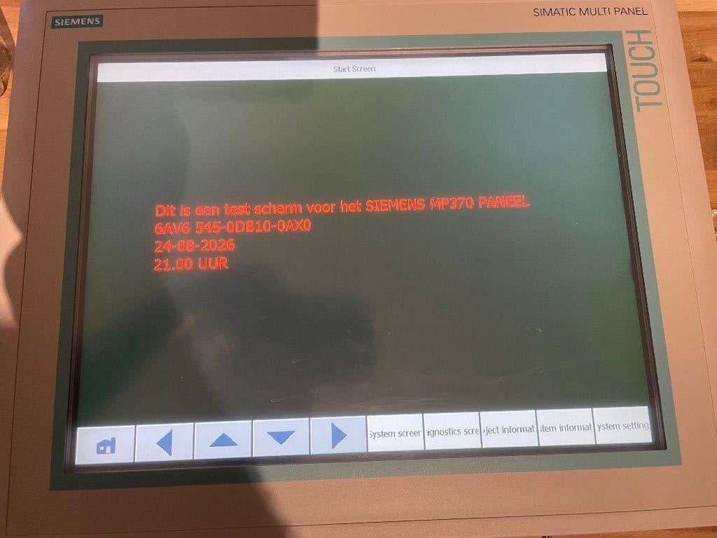 Siemens MP370 en tweemaal VGA touch screens, Hobby en Vrije tijd, Ophalen of Verzenden, Gebruikt