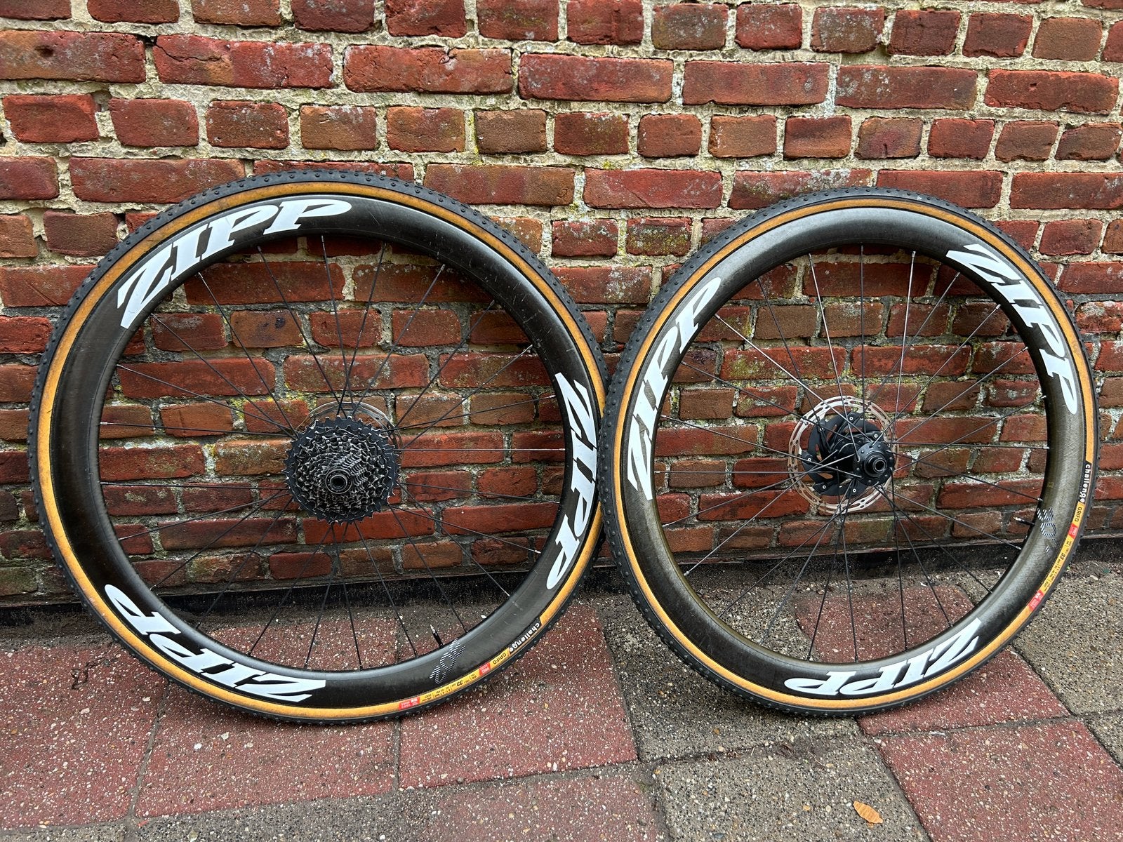 Zipp 302 draadbandwielen met challenge crossbanden, Ophalen of Verzenden, Gebruikt, Overige typen
