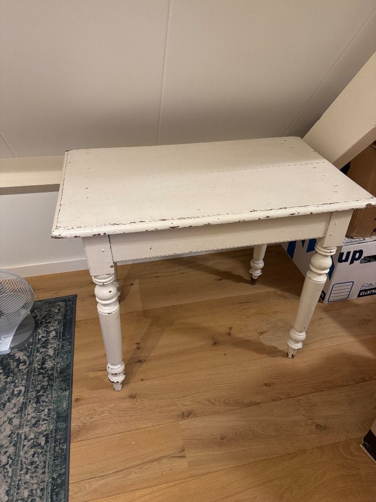 Brocant bureautje, Huis en Inrichting, Bureaus, Ophalen, Gebruikt, 52 cm, 88 cm