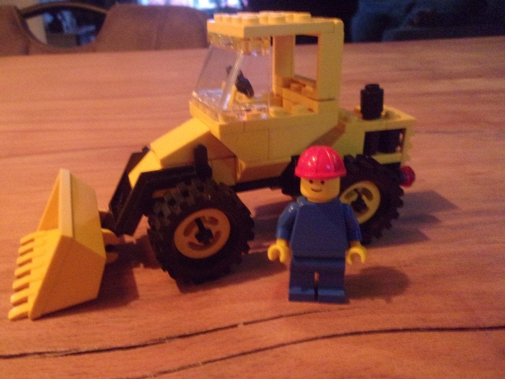 Lego Town 6658-1 Bulldozer uit 1986, Gebruikt, Overige thema's, Lego, Ophalen of Verzenden