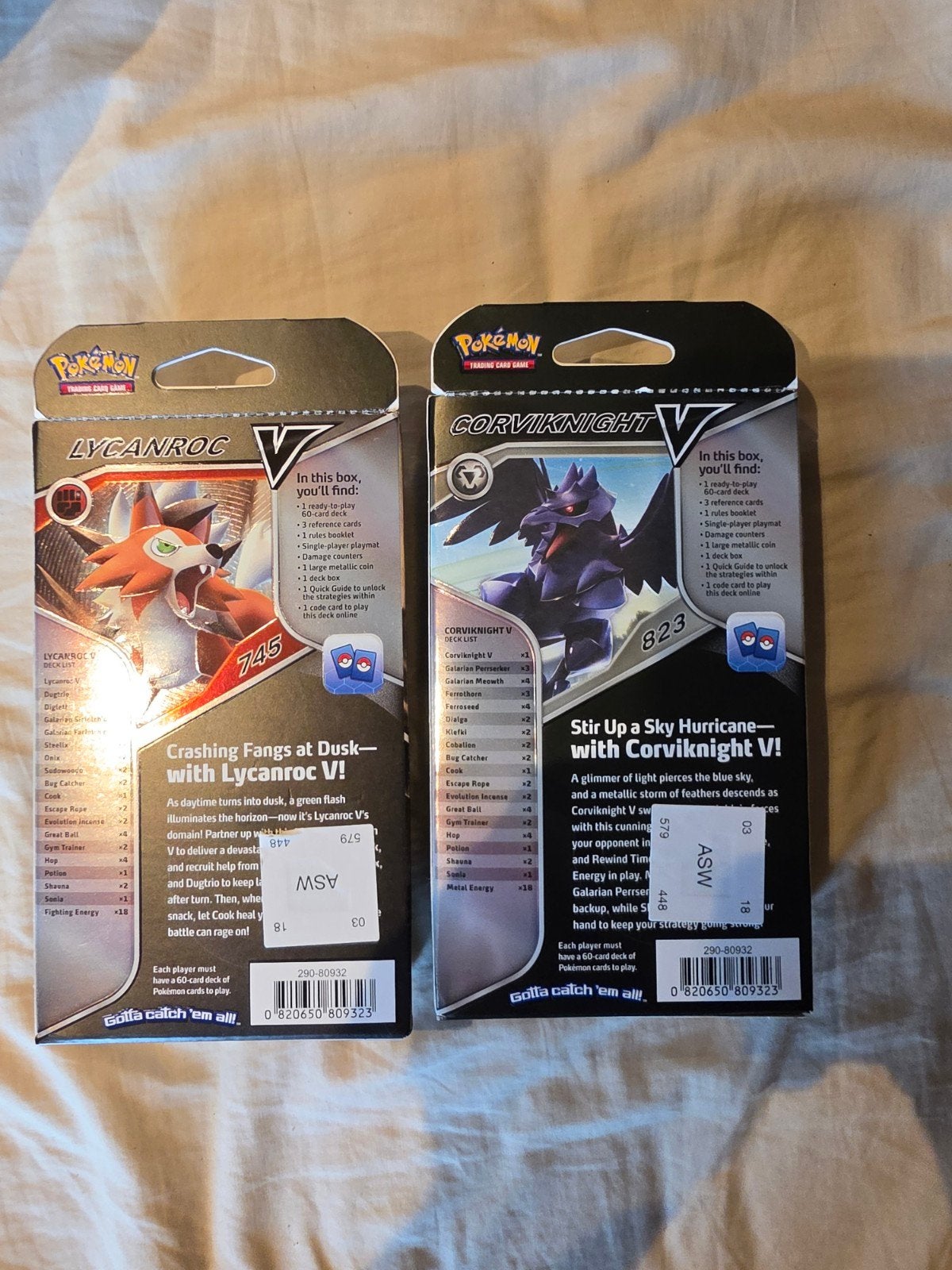 Pokémon V Battle Decks: Lycanroc V & Corviknight V (nieuw), Hobby en Vrije tijd, Verzamelkaartspellen | Pokémon, Ophalen of Verzenden