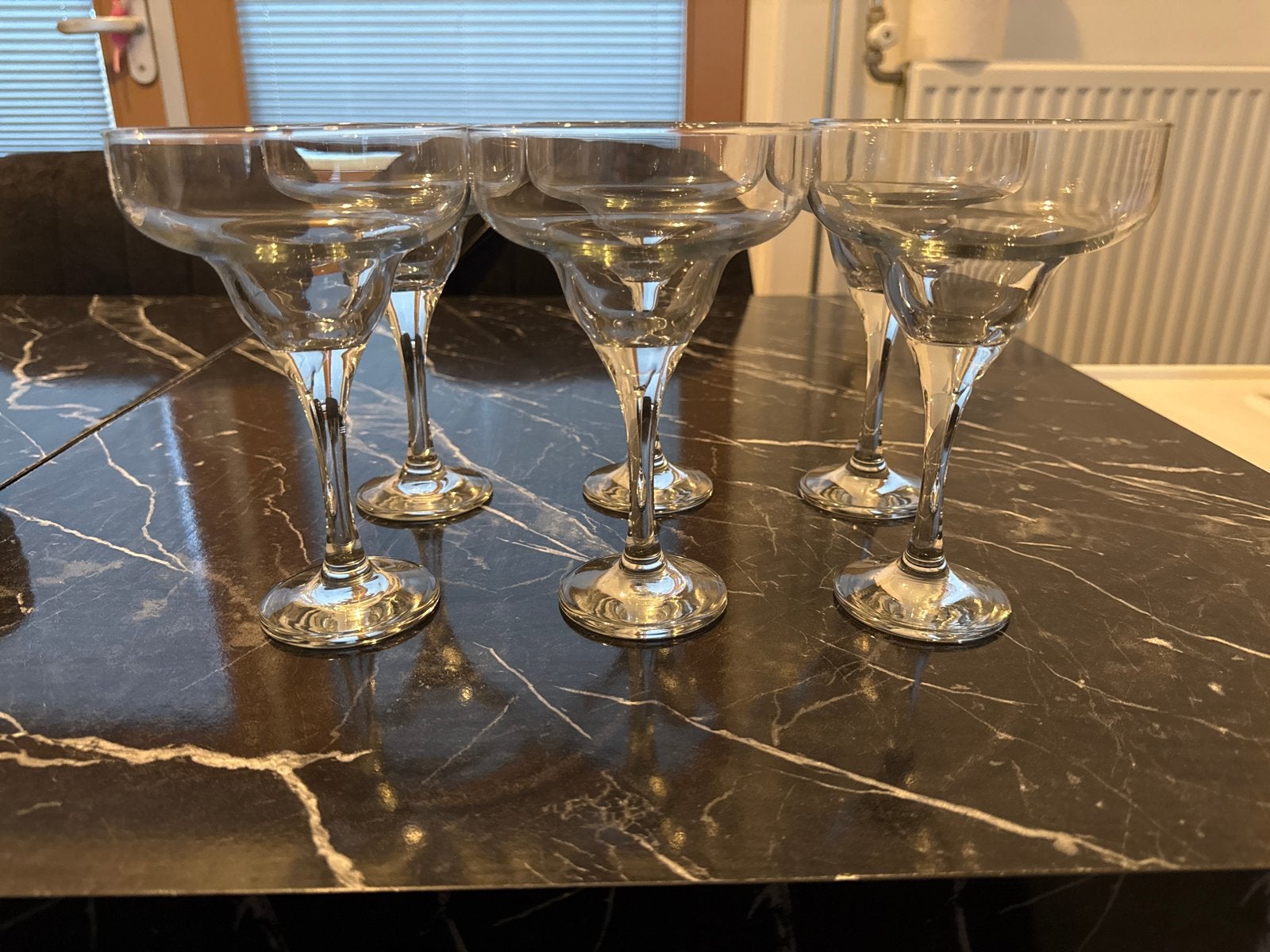 IJscoupes / Cocktailglazen - Set van 6, Overige typen, Ophalen of Verzenden, Zo goed als nieuw, Glas