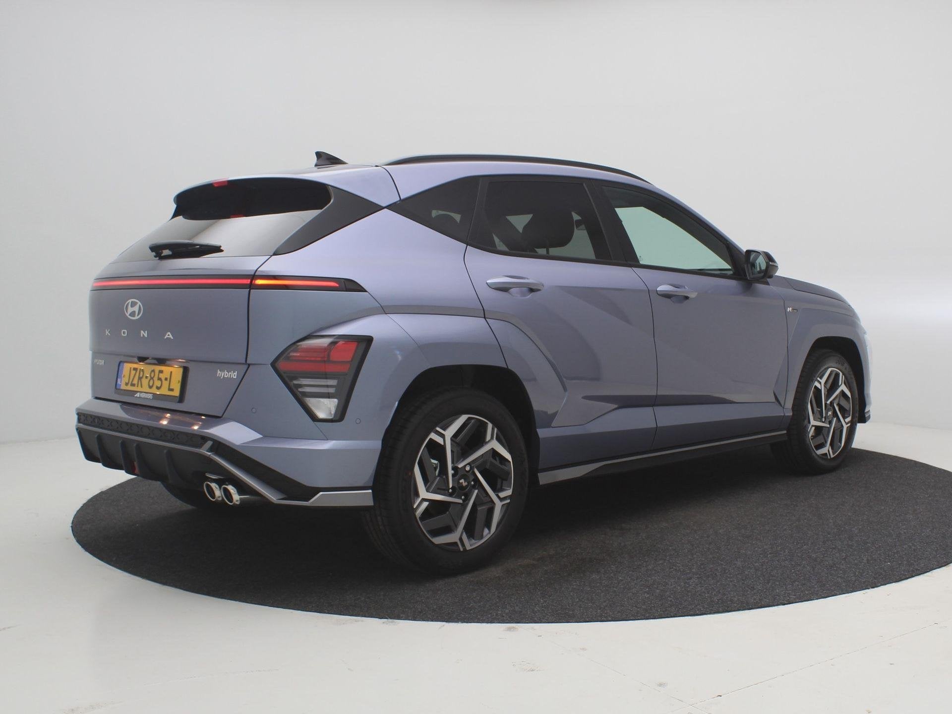 Hyundai Kona 1.6 GDI HEV N Line / N-Line interieur & Exterie, 137 pk, Blauw, 1110 kg, Origineel Nederlands