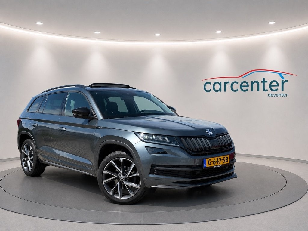 Skoda Kodiaq 1.5 TSI Sportline Business DSG/Pano/Memory/VOL, Auto's, 4 cilinders, 150 pk, Origineel Nederlands, Bedrijf