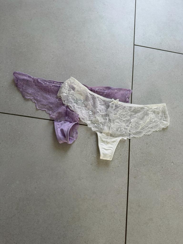 Zeeman Kanten Slips XXL - Wit & Paars Set, Ophalen of Verzenden, Wit, Slip