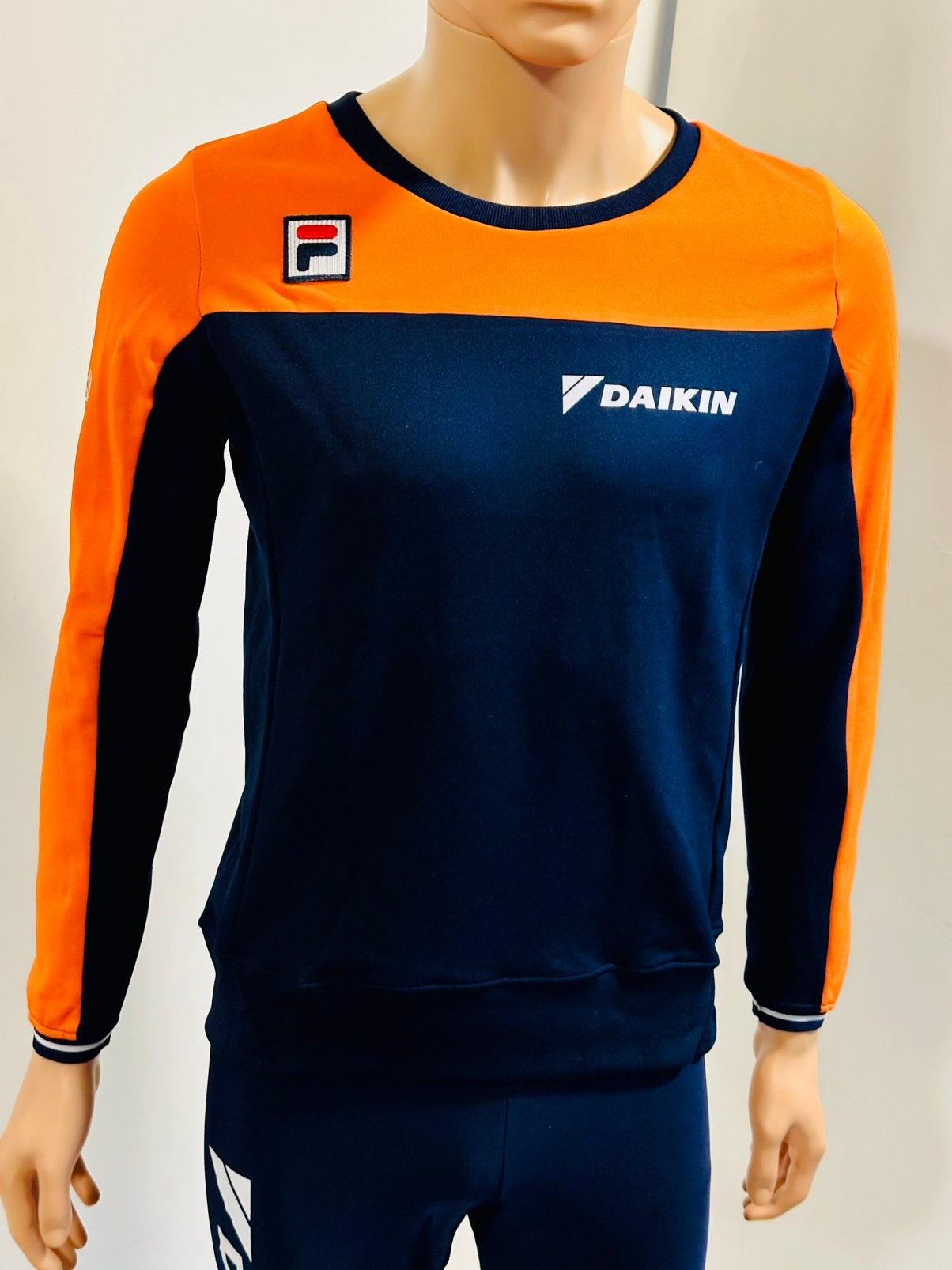 Sportkleding sporttrii trui Nederland fila maat 36 KNSB, Blauw, Overige typen, Ophalen of Verzenden, Zo goed als nieuw
