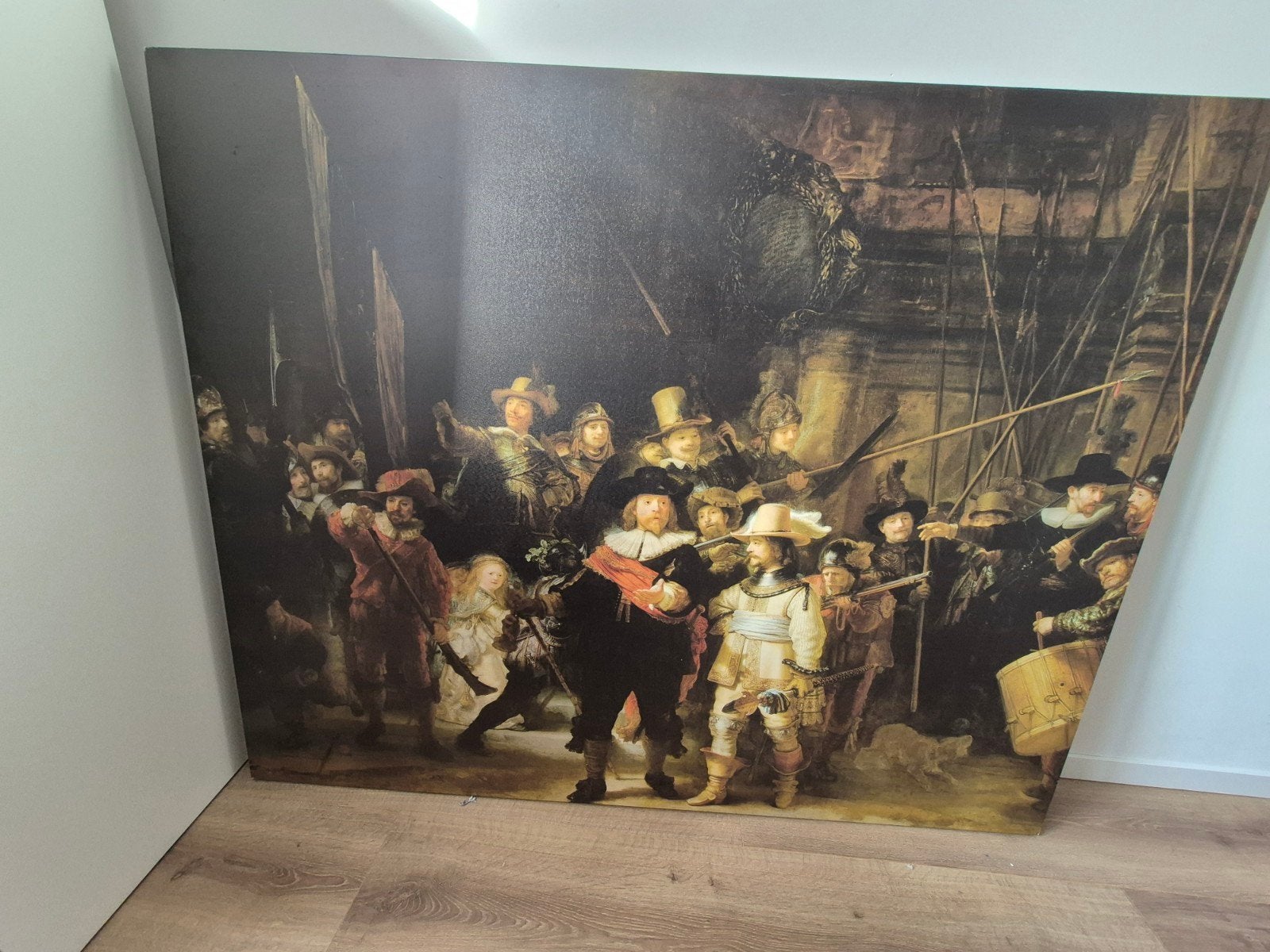 De Nachtwacht canvas GROOT 150x120, Ophalen, Doek, Portret of Personen, Klassiek