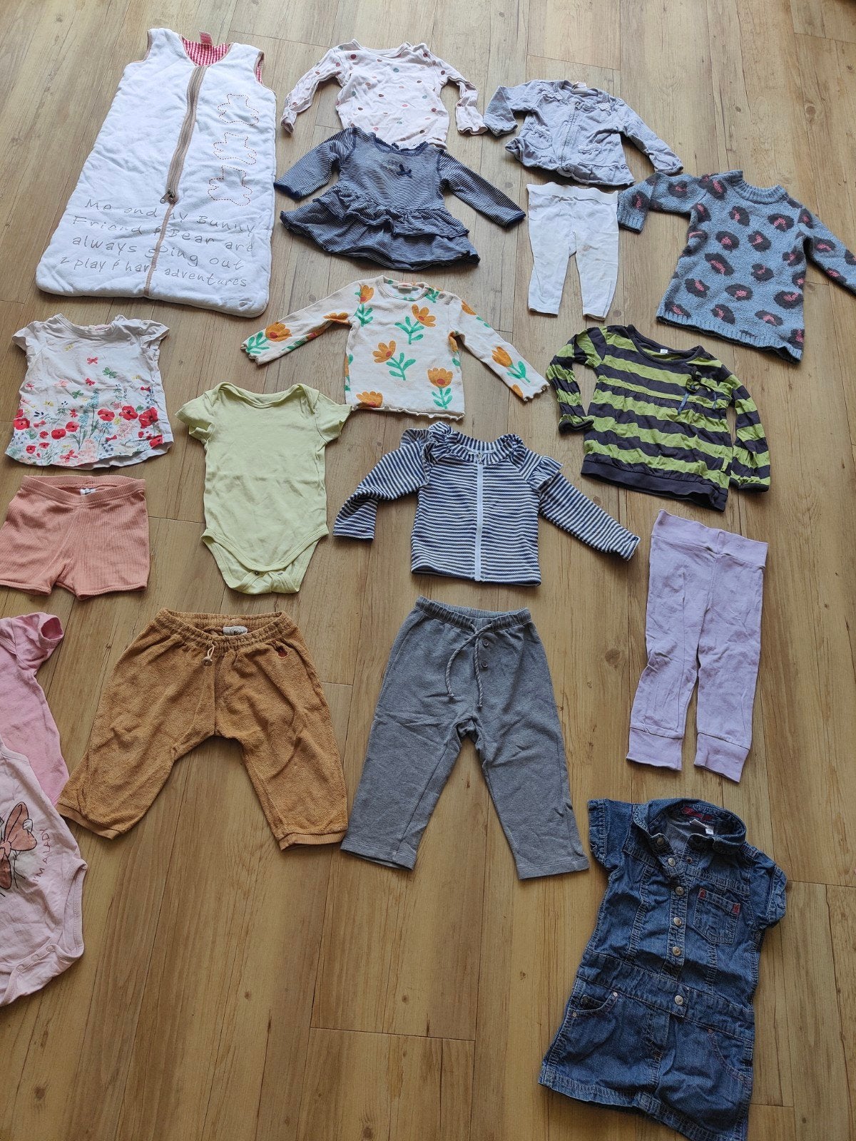 18 delig zomer kledingpakket meisje maat 74/80/86, Ophalen of Verzenden, Gebruikt, Meisje