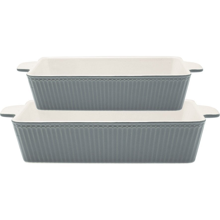 ❤️ GreenGate set ovenschalen roze of grijs NU 41% korting, Verzenden, Nieuw, Schaal of Schalen, Overige stijlen