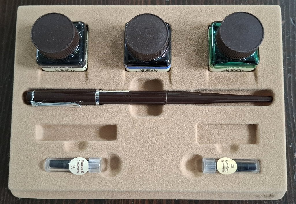 Pelikan Calligrafie MC 110 set (kalligrafie set) + oefenblok, Ophalen of Verzenden