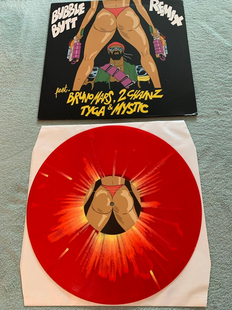 Major Lazer - Bubble Butt 12" splatter, Ophalen of Verzenden, Zo goed als nieuw, 12 inch
