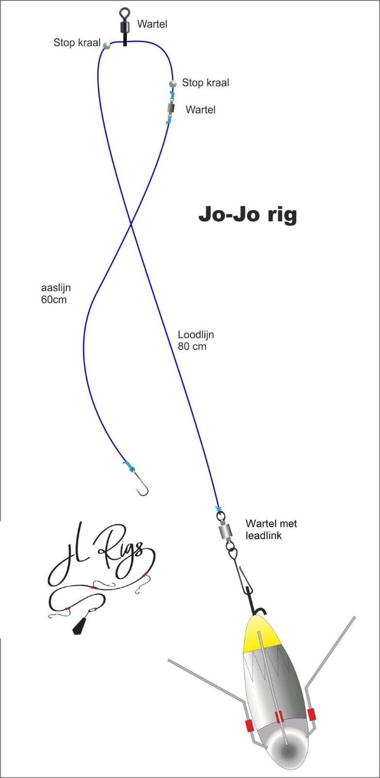 jojo met glow in the dark drijfkraal, Verzenden, Nieuw, Overige typen