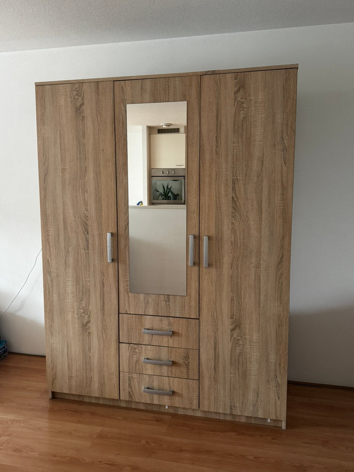 Closet - JYSK - kledingkast, Ophalen, 100 tot 150 cm, Zo goed als nieuw, 150 tot 200 cm