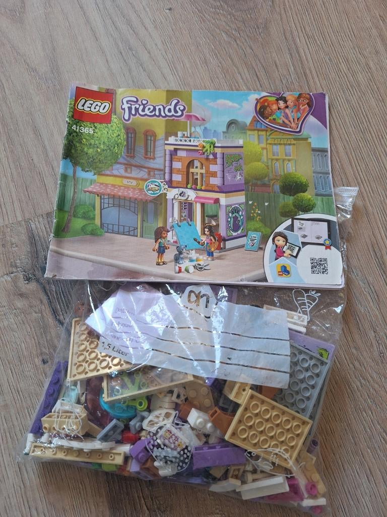 Lego Friends Emma's kunstatelier 41365, Ophalen of Verzenden, Zo goed als nieuw