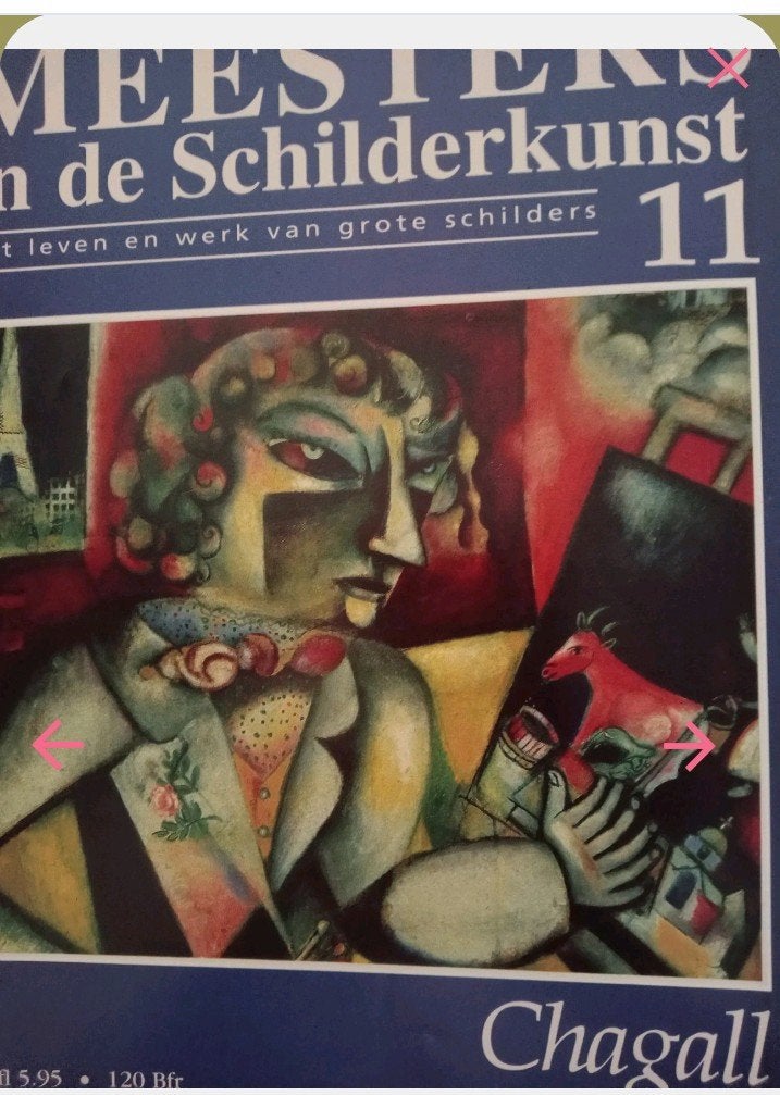 Marc Chagall verzameling van 9 uitgaves, Ophalen of Verzenden, Gelezen