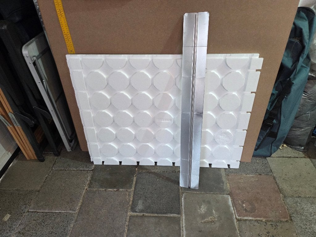 Magnum DBS14-droogbouw vloerverwarming platen + profielen, Minder dan 30 cm, Overige typen, Ophalen of Verzenden, Zo goed als nieuw