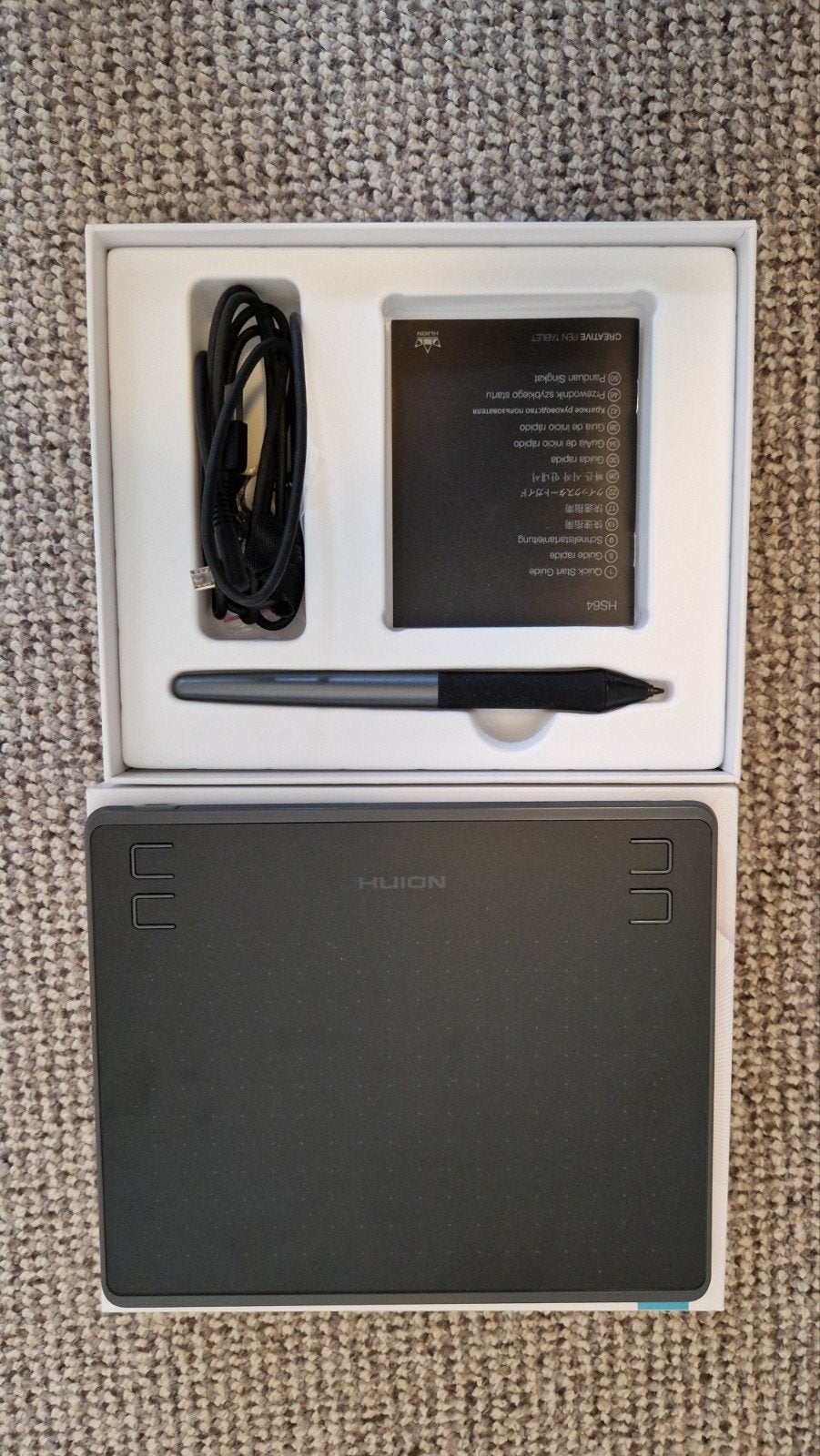 Huion HS64 tekentablet – Zo goed als nieuw!, Ophalen of Verzenden, Zo goed als nieuw, Huion