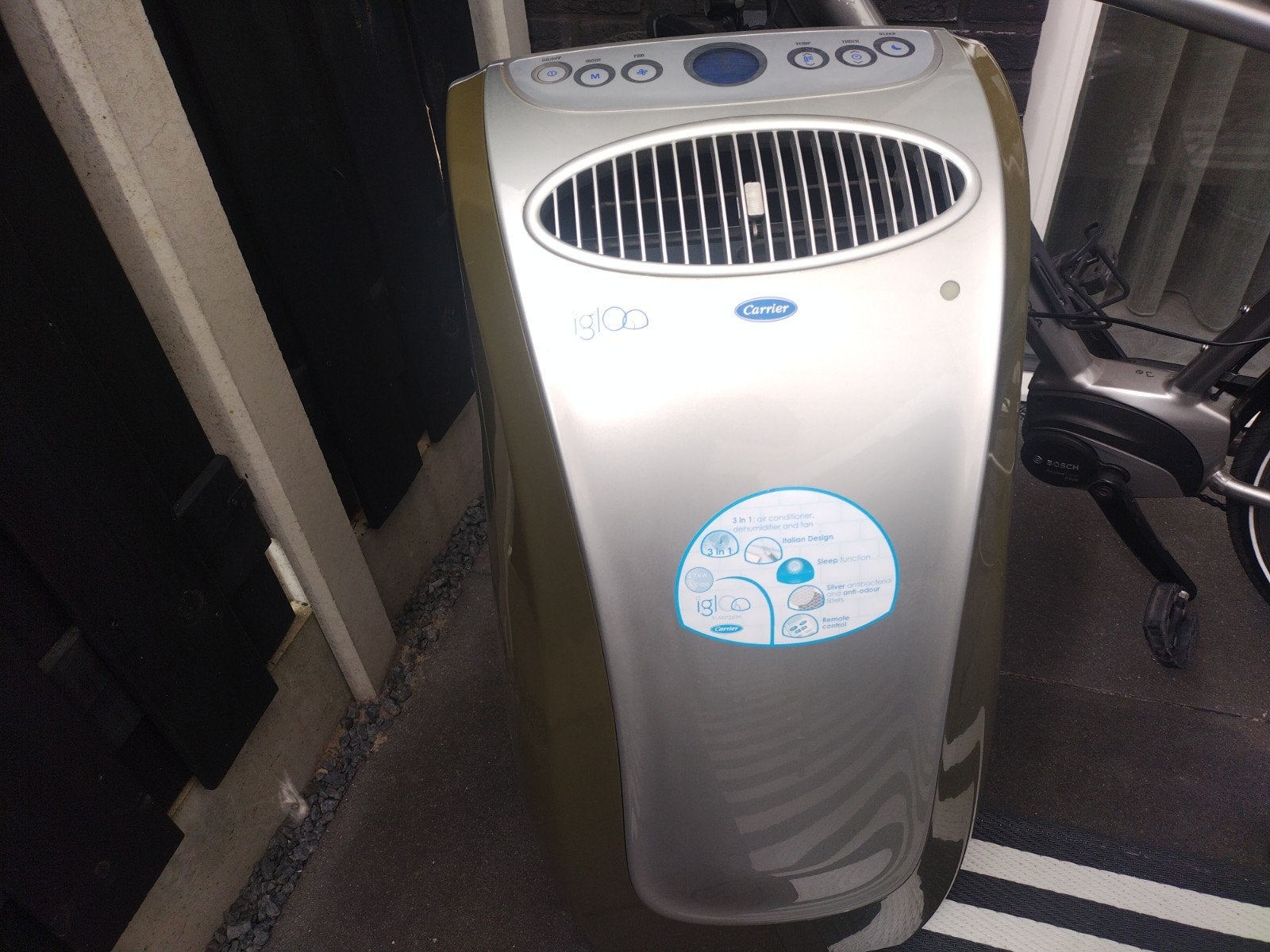 Carrier Igloo Mobiele Airco, Gebruikt, Minder dan 60 m³, Timer, 3 snelheden of meer