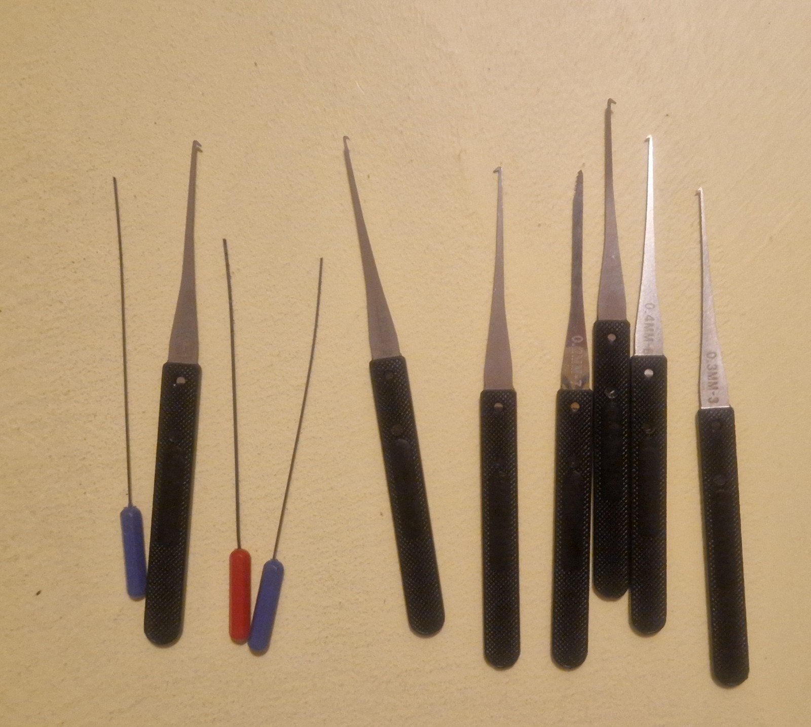 Set van 10 lockpicking tools, Ophalen of Verzenden, Gebruikt, Overige typen