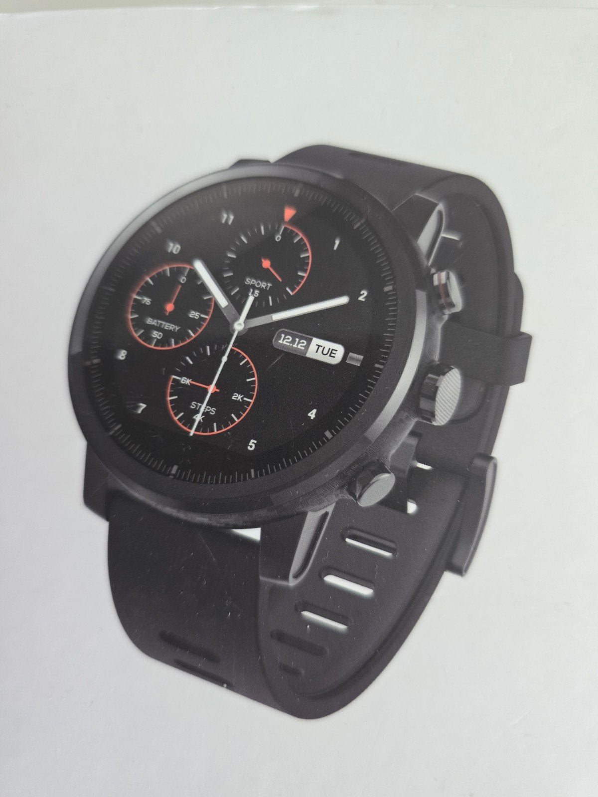 Amazfit Xiaomi Smartwatch met hartslagmeter en stappenteller, Zwart, Stappen, Ophalen of Verzenden, Zo goed als nieuw