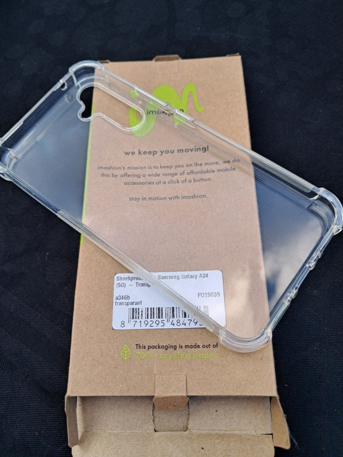 Imoshion Shockproof Case & Screenprotector Samsung A34 (5G), Ophalen of Verzenden, Nieuw, Overige typen