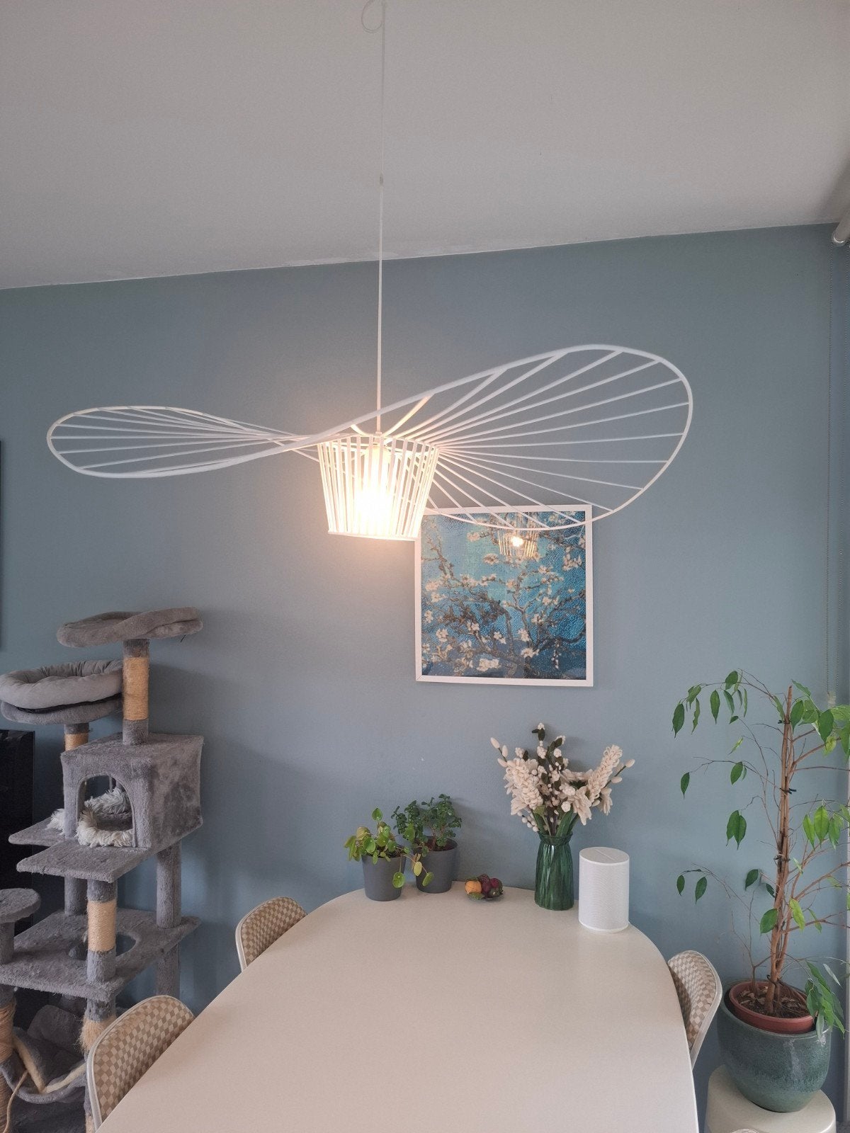 Vertigo-stijl hanglamp, Ophalen, Gebruikt, E27 (groot), Metaal