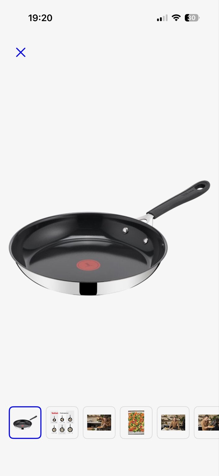 Jamie Oliver Tefal koekenpannen + wokpan nieuw, Inductieplaat, Ophalen of Verzenden, Koekenpan of Braadpan, Nieuw