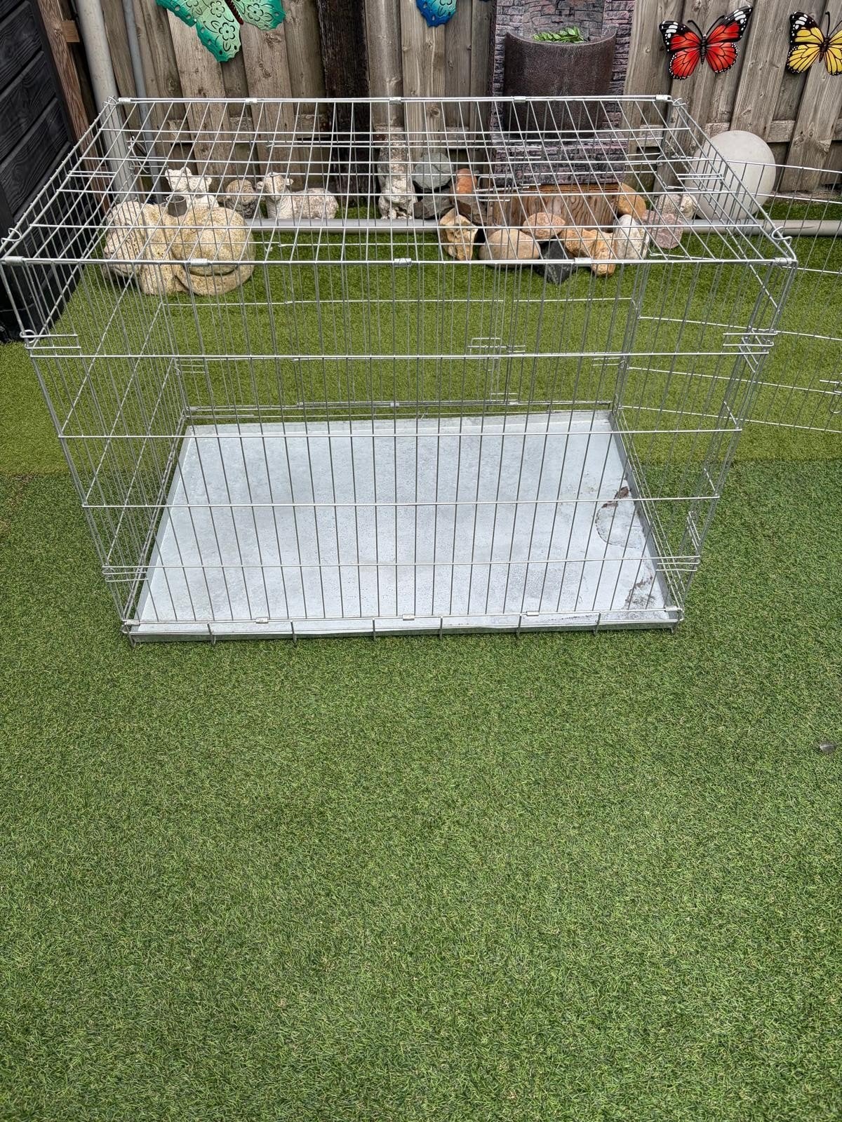 Hondenbench L106cm x b72cm x H 76cm inklapbaar, Dieren en Toebehoren, Ophalen, Gebruikt